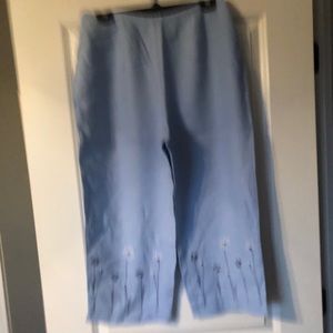 Linen Capris Pants